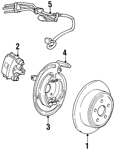 Rear Brakes for 1997 Mercury Mountaineer #0