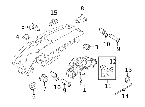 Automatic Temperature Controls for 2012 Porsche Panamera #0