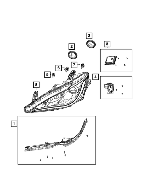 Lamps, Interior and Exterior for 2020 Chrysler Pacifica #8