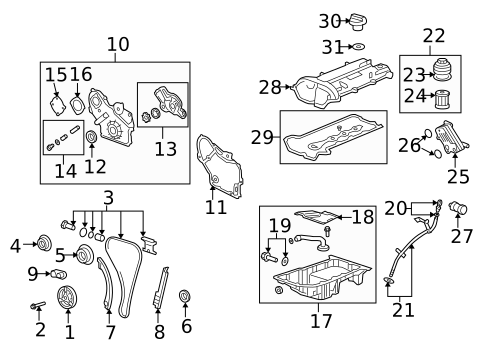 Engine Parts for 2008 Pontiac Solstice #0