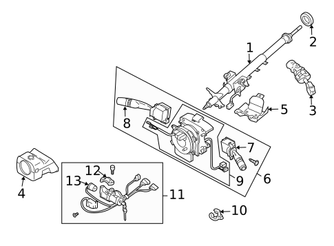 Switches for 2005 Saab 9-2X #0