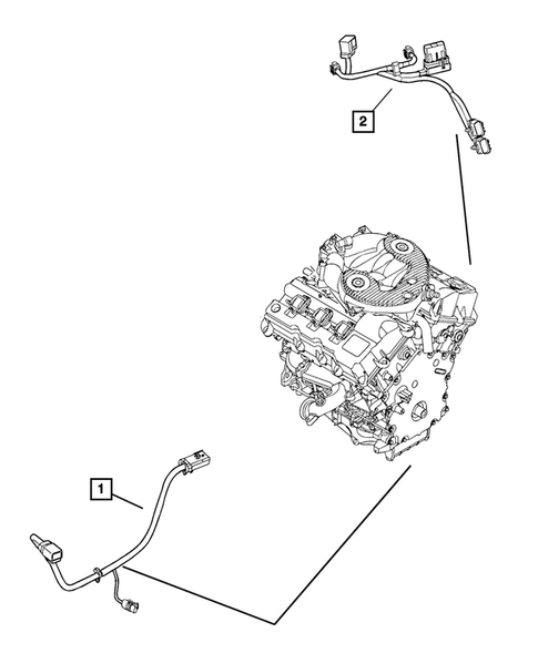 Wiring-Powertrain for 2008 Chrysler Sebring #1