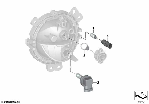 Headlight for 2017 Mini Cooper SE ALL4 #3
