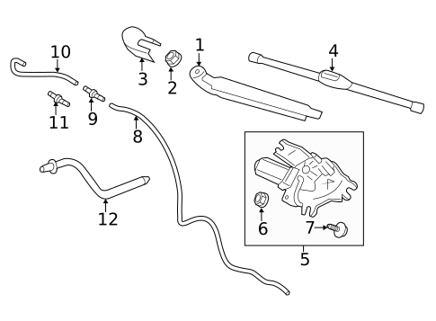 Wiper & Washer Components for 2014 Hyundai Elantra GT #1