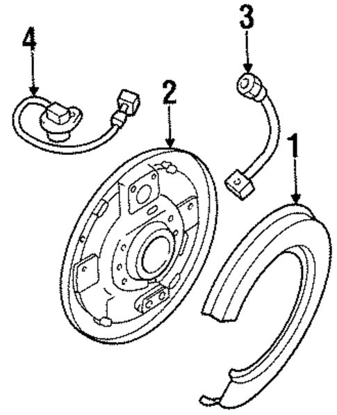 Rear Brakes for 2001 Isuzu Rodeo Sport #1
