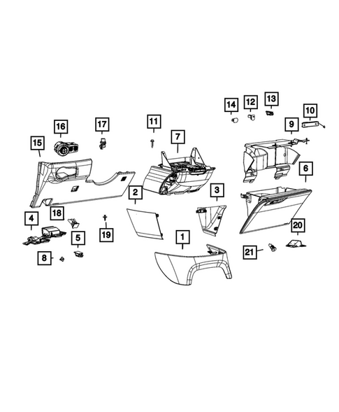 Instrument Panel for 2022 Chrysler Pacifica #1