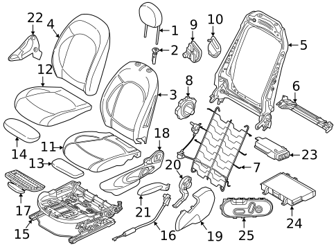 Power Seats for 2020 Mini Cooper Countryman #1