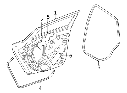 Door & Components for 2025 Volkswagen Jetta #1
