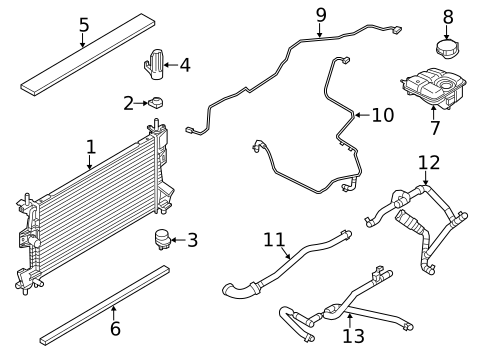 Battery & Related Components for 2017 Ford Focus #1