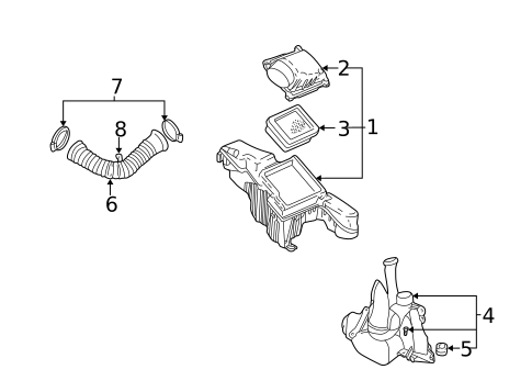 Air Intake for 2002 Pontiac Sunfire #1