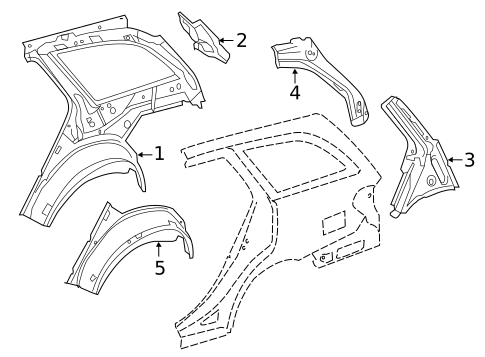 Inner Structure for 2013 Mercedes-Benz E63 AMG #1
