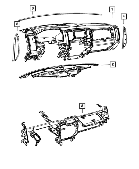 Instrument Panel for 2019 Ram 3500 #8