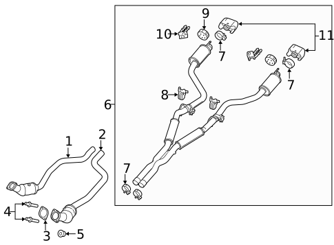 Exhaust Components for 2017 Dodge Challenger #0