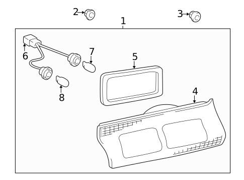 Combination Lamps for 1999 Toyota Camry #0