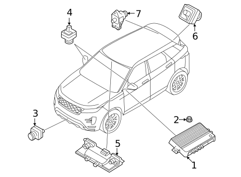 Electrical Components for 2022 Land Rover Range Rover Evoque #4