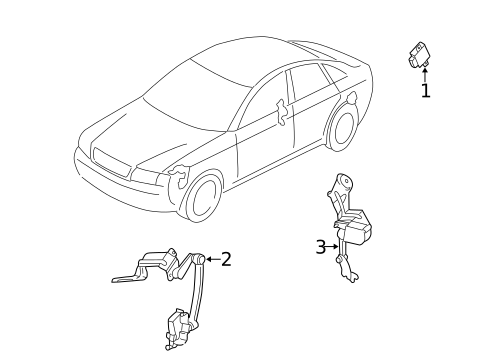 Electrical Components for 2005 Audi A4 Quattro #1