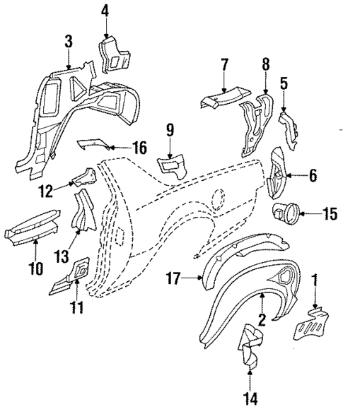 Inner Components for 1986 Chevrolet Camaro #0