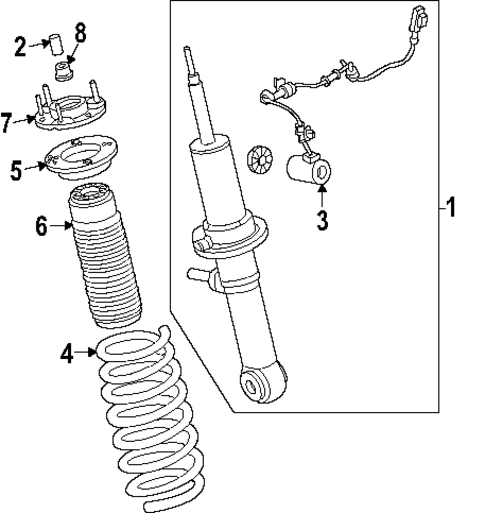 Shocks & Components for 2025 Ford Ranger #1