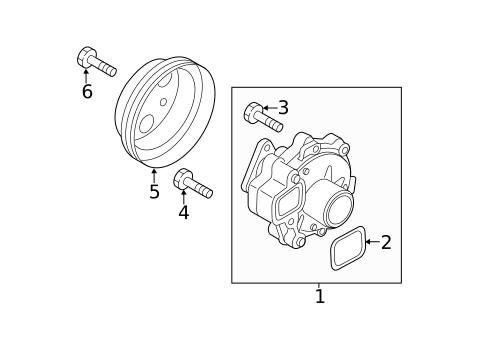 Water Pump for 2012 Mazda 3 #0