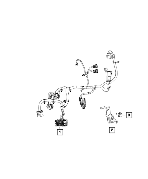 Wiring-Powertrain for 2019 Jeep Cherokee #1