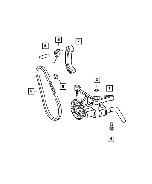 Engine Oiling for 2006 Dodge Sprinter 3500 #3
