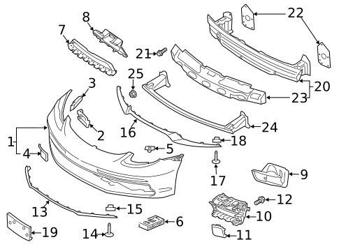 Bumper & Components - Front for 2017 Porsche 718 Boxster #0
