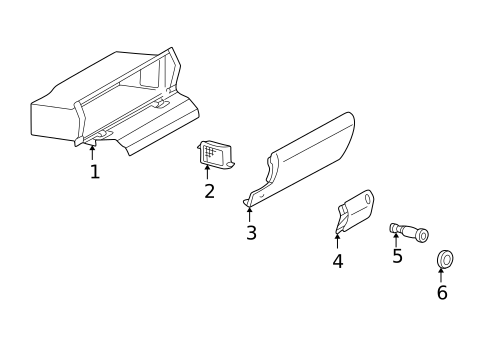 Glove Box for 2010 Mercedes-Benz G55 AMG #1