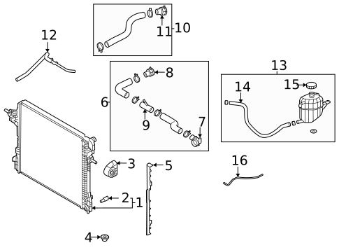 Radiator & Components for 2024 Genesis GV80 #3