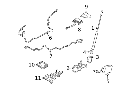 Antenna & Radio for 2024 Nissan Sentra #12
