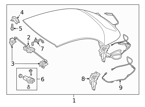 Frame & Components for 2022 Mercedes-Benz C43 AMG #2