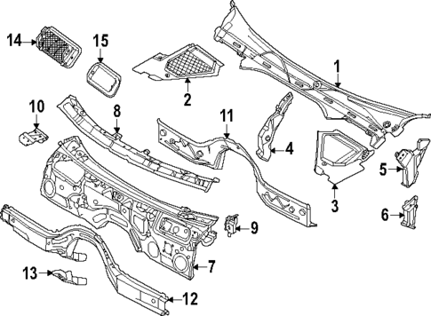 Cowl for 2025 BMW 230i xDrive #0