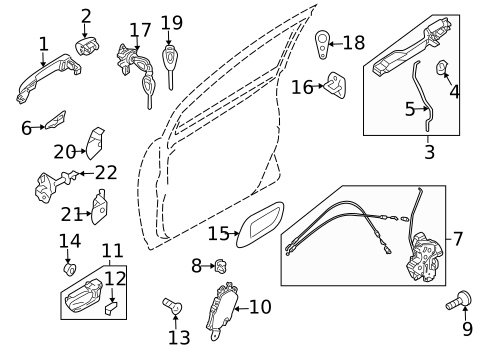 Front Door for 2013 Subaru Tribeca #1