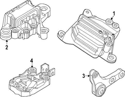 Engine & Trans Mounting for 2025 Lincoln Nautilus #0