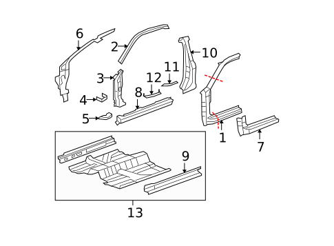 Rocker for 2010 Honda Accord #1