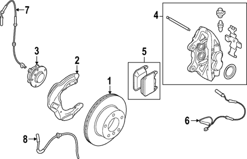 Front Brakes for 2024 BMW M240i #0