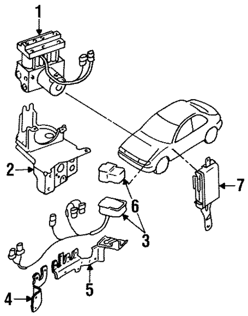 Anti-Lock Brakes for 1995 Nissan Altima #0