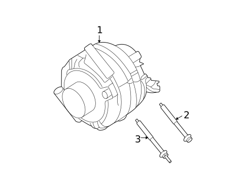 Alternator for 2010 Ford Fusion #1