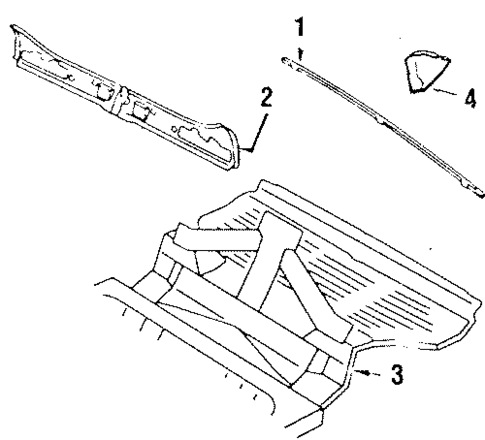 Rear Body for 1985 Oldsmobile Toronado #0