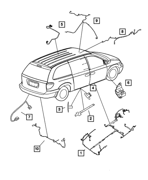 Câblage-Caisse et accessoires pour 2007 Chrysler Town & Country #0