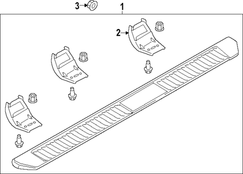 Running Board for 2023 Ford F-350 Super Duty #2