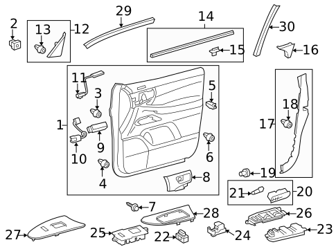 Power Seats for 2013 Lexus LX570 #0