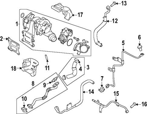 Turbocharger & Components for 2025 Kia Carnival #0