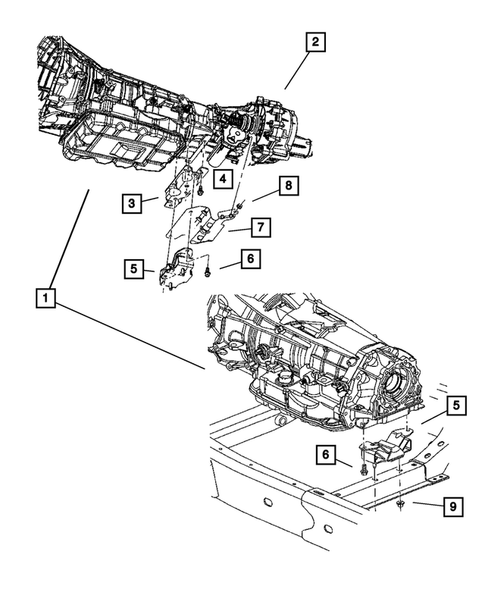 Engine Mounting for 2007 Dodge Durango #3