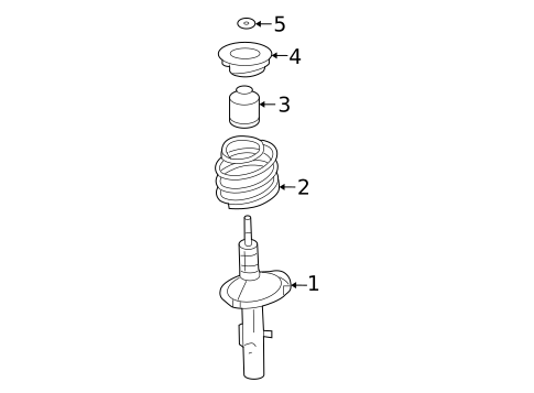 Struts & Components for 2007 Ford Five Hundred #1