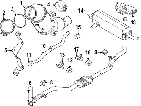 Exhaust Components for 2025 BMW 550e xDrive #0