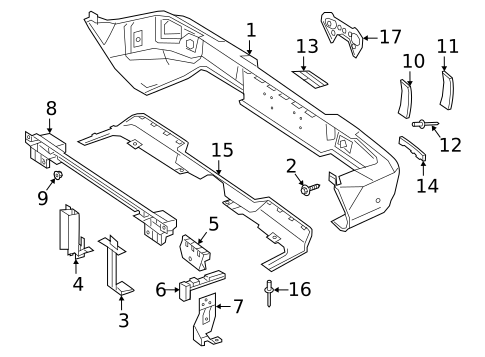 Bumper & Components - Rear for 2019 Mercedes-Benz G63 AMG #0