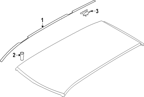 Exterior Trim - Roof for 2025 Subaru Forester #0