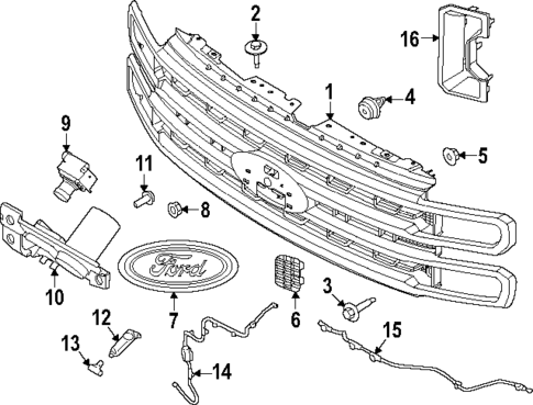 Parking Aid for 2024 Ford F-250 Super Duty #3