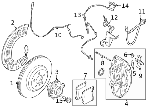 Front Brakes for 2022 BMW M440i xDrive Gran Coupe #0