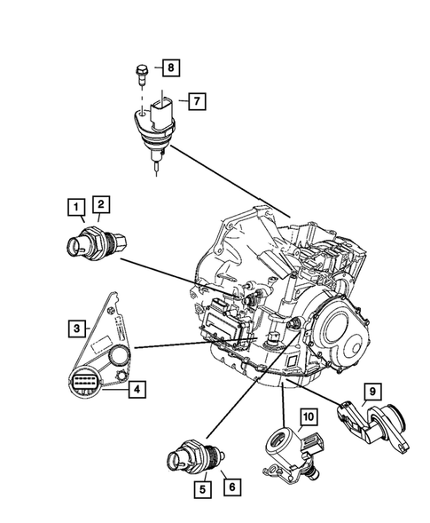 Sensors for 2008 Chrysler PT Cruiser #1